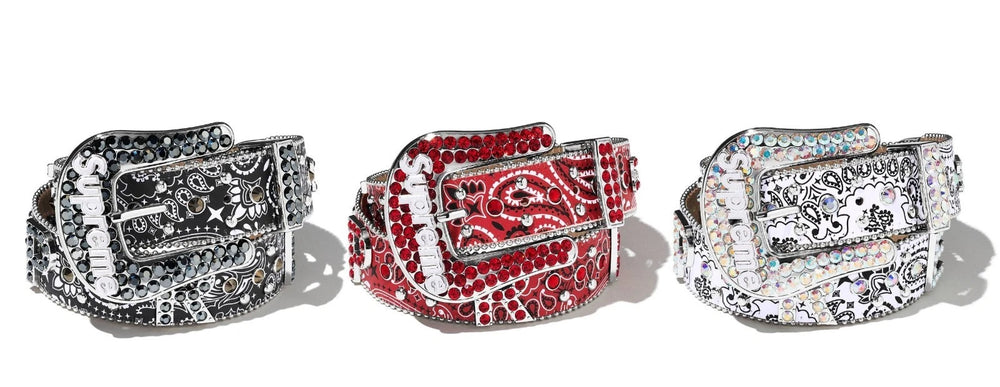 B.B. Simon x Supreme 8921 Bandana Belt in white – view 3 of 3