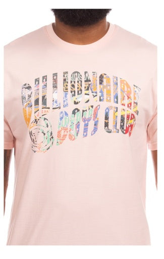 BB Curve Logos SS Tee - Strawberry Cream