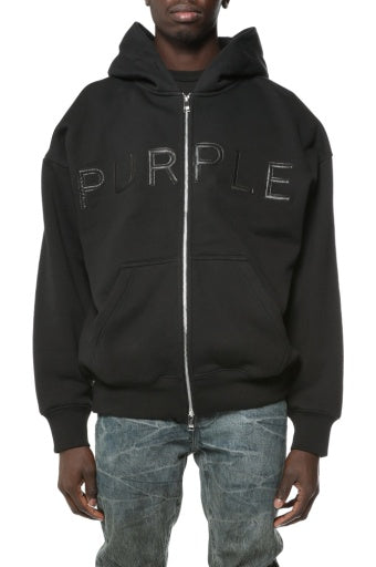 Hwt Fleece FZ Hoody - Black