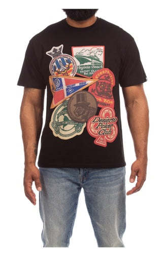 BB Patches SS Tee - Black