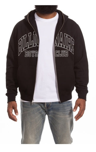 BB Zip Club Hoodie - Black