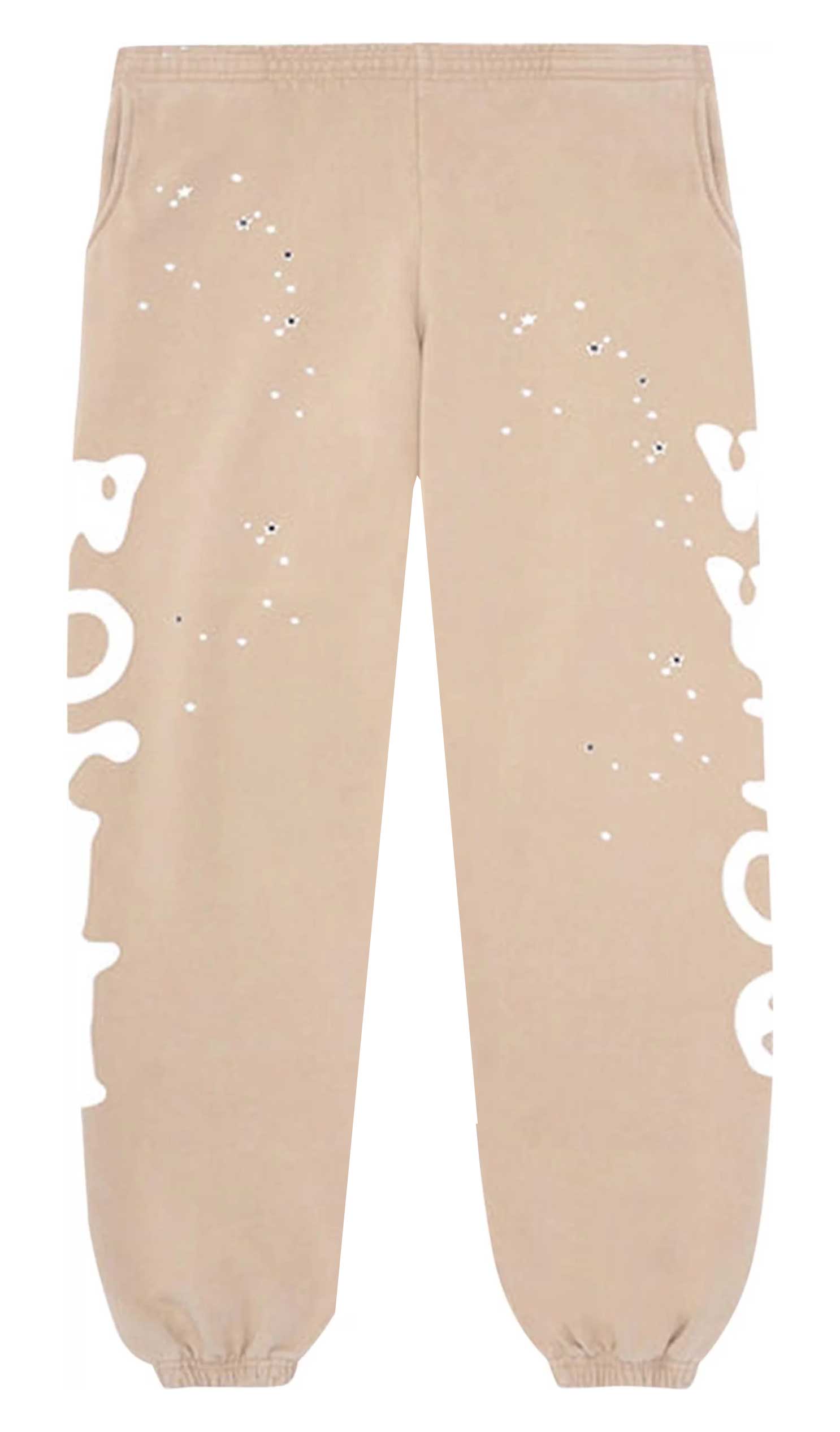 SP5DER BELUGA SWEATPANTS - SAND