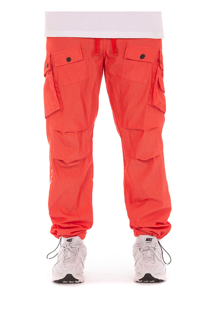 bb flagship-stargate cargo pants - red