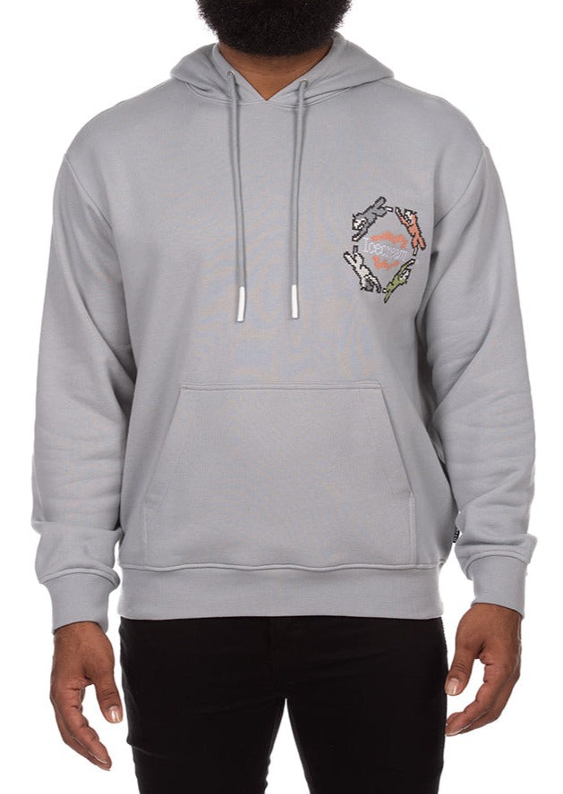 トップス dinoworks Poris Hoodie gray DIPPIN DOTS HOODIE - QUARRY - PureAtlanta.com