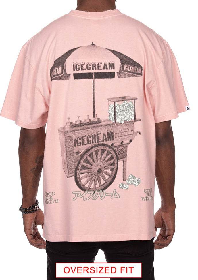 CART SS KNIT (OVERSIZE FIT) - SILVER PINK