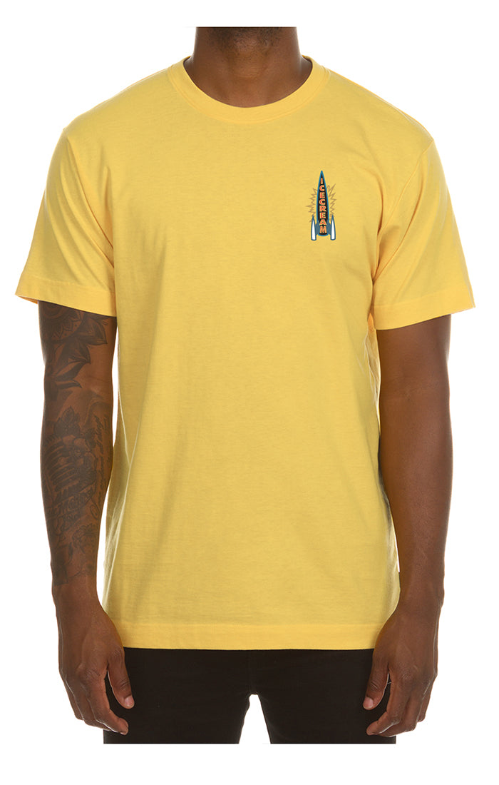 Rocket Boy ss tee - Cream Gold