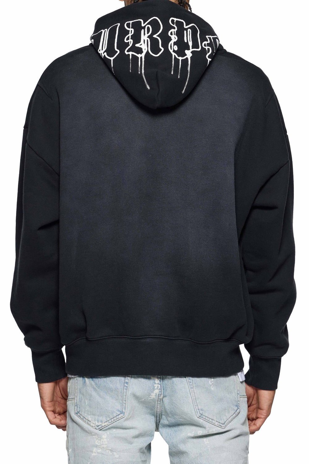 Hwt Fleece Zip Front Hoody- Black