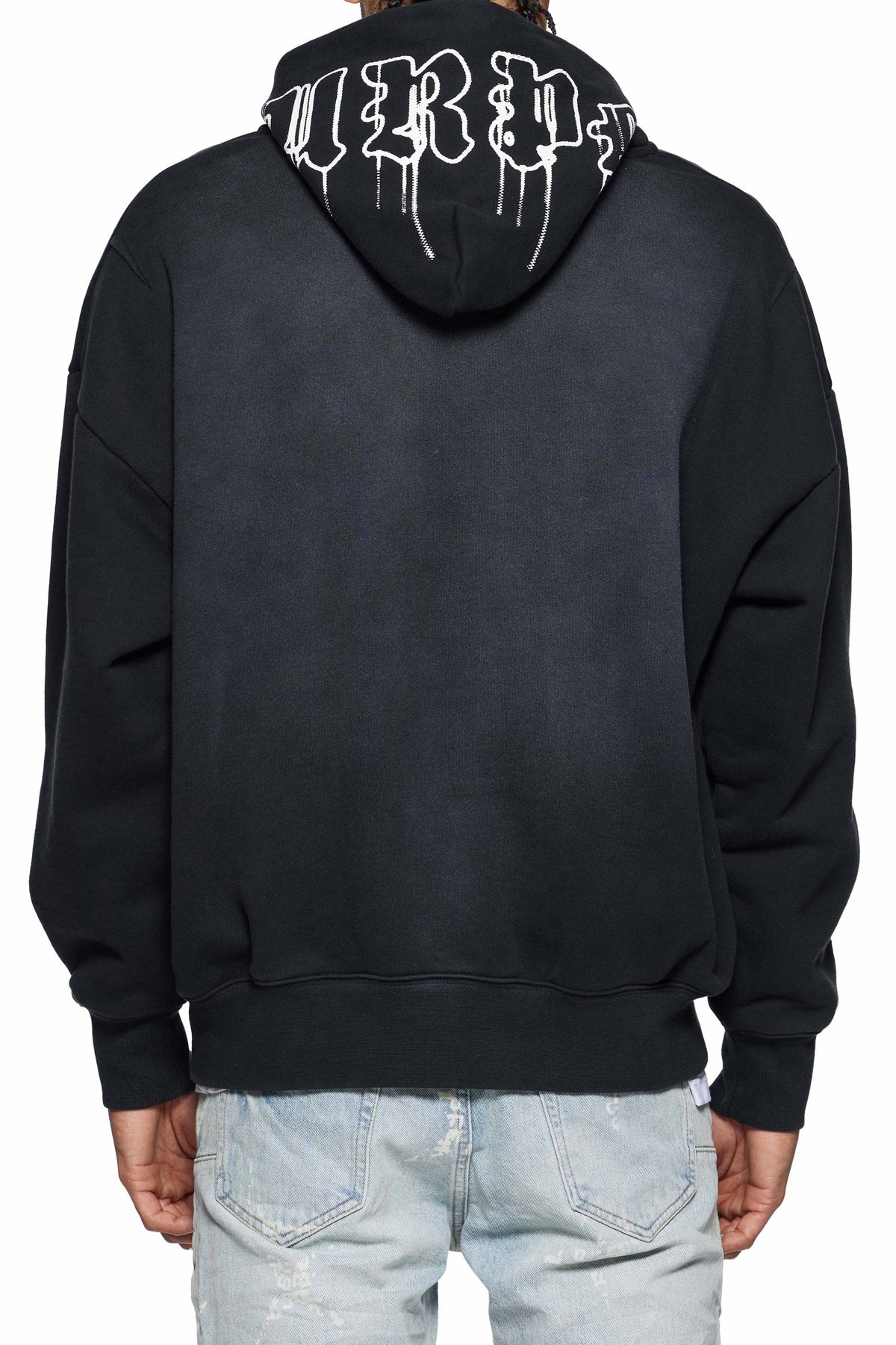 Hwt Fleece Zip Front Hoody- Black