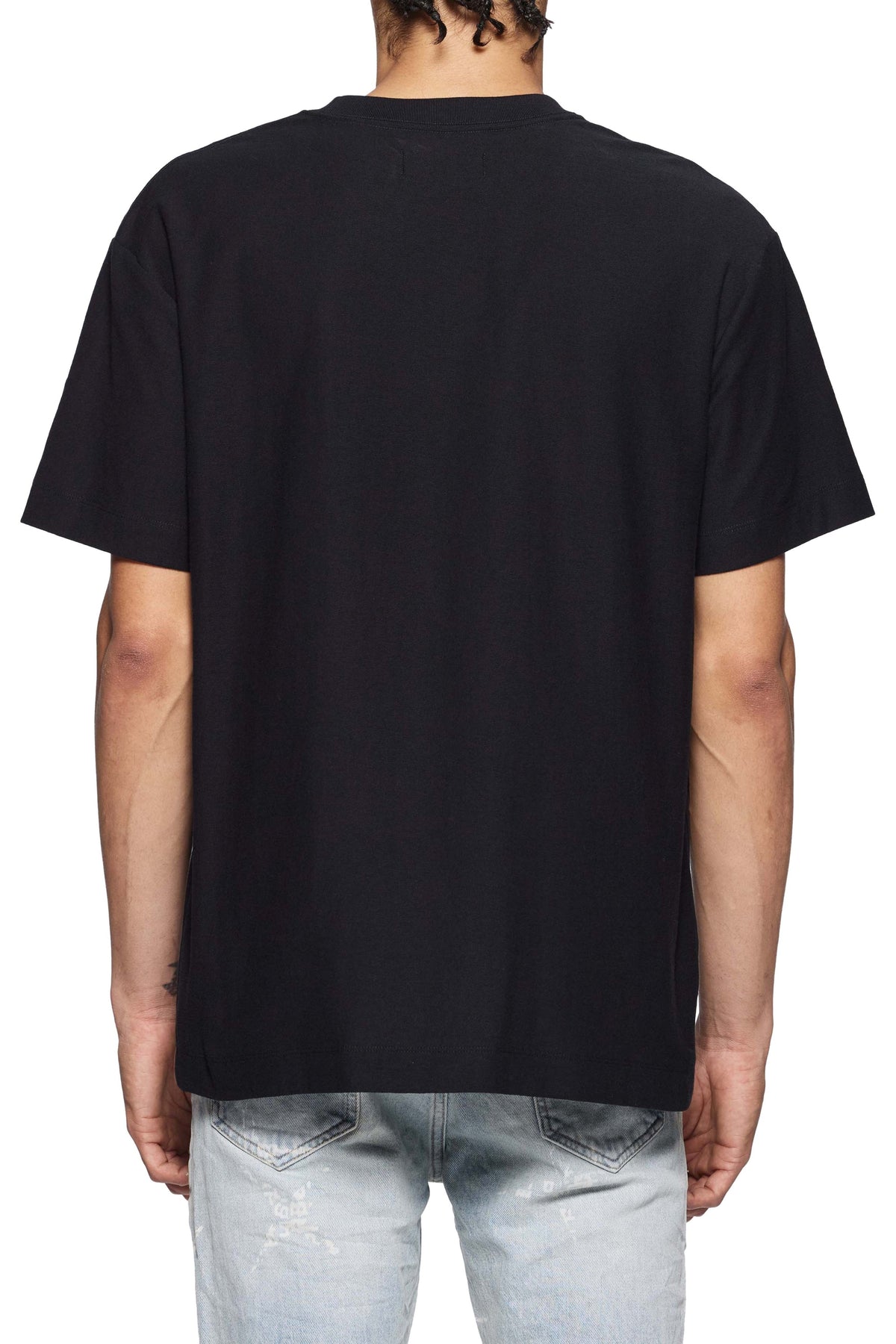Textured Jersey Tee - Black