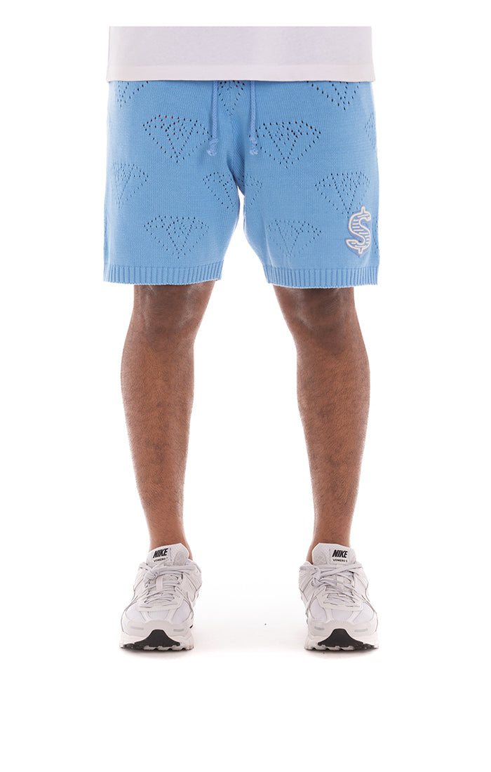 Billionaire Boys Club BB Cubic Shorts in light blue – view 1 of 2