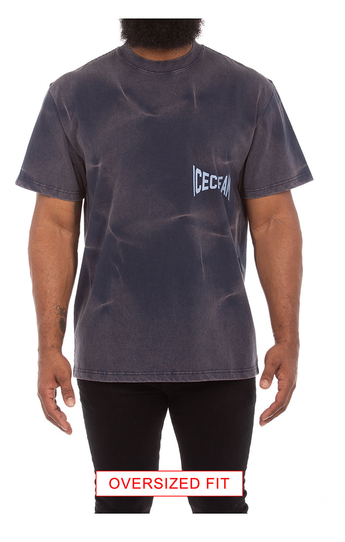 Wrestle ss knit (oversize) - navy blazer