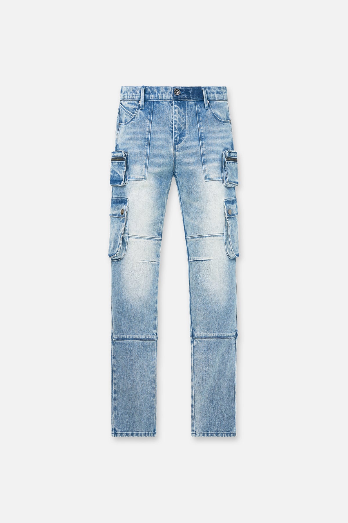RTA Slate Cargo Skinny Jean in Vintage Indigo – view 1 of 2