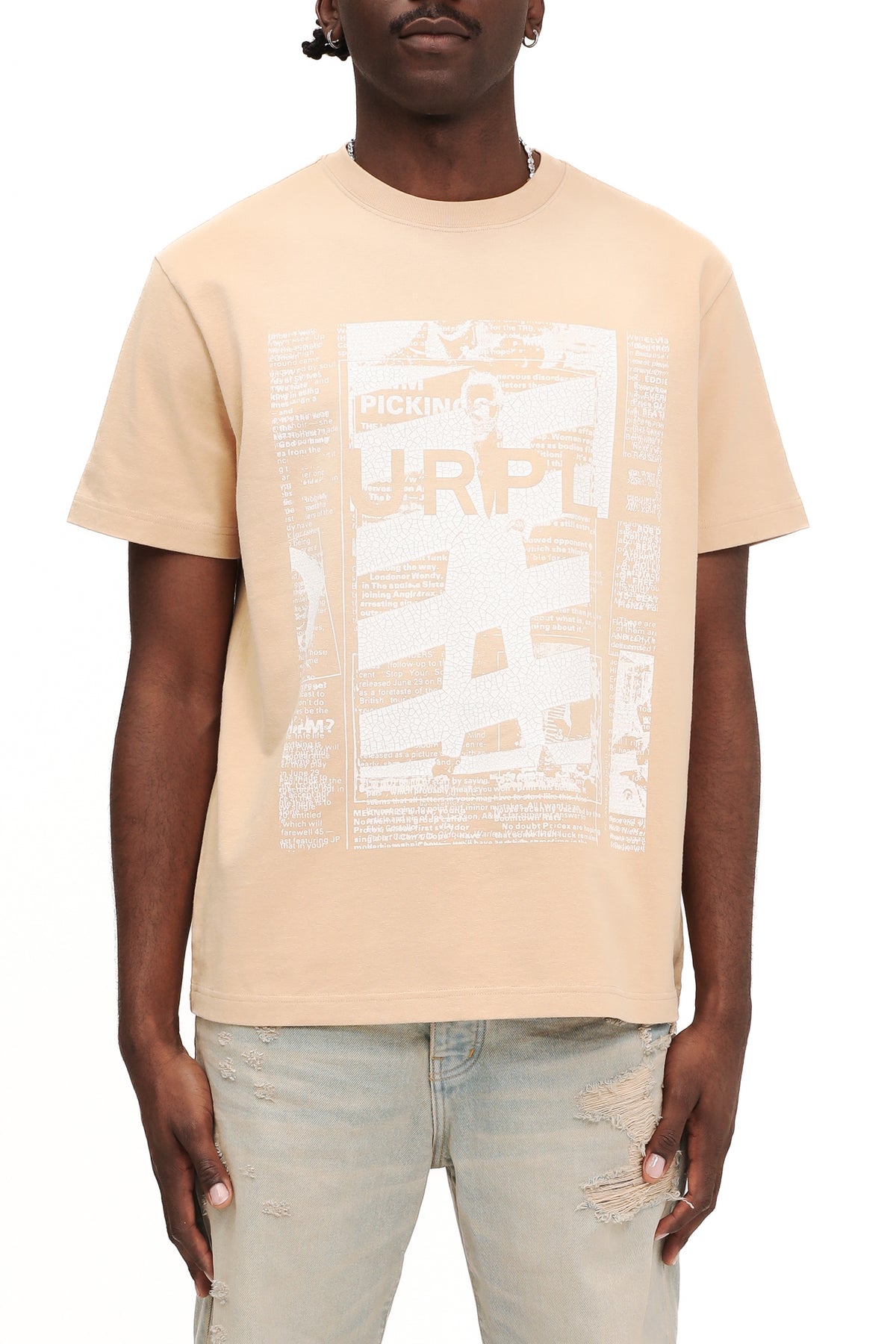 HWT JERSEY SS TEE - ECRU