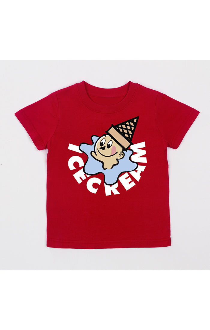 Icecream Kids drop ss tee - Red