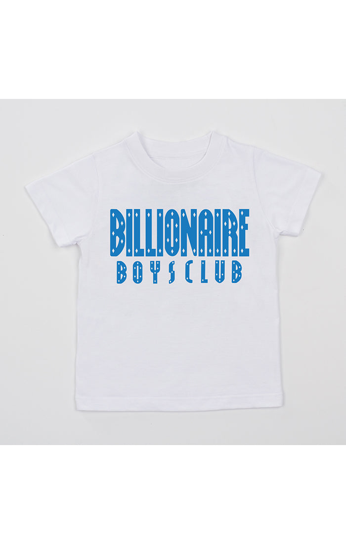 Kids bb billionaire ss tee - White