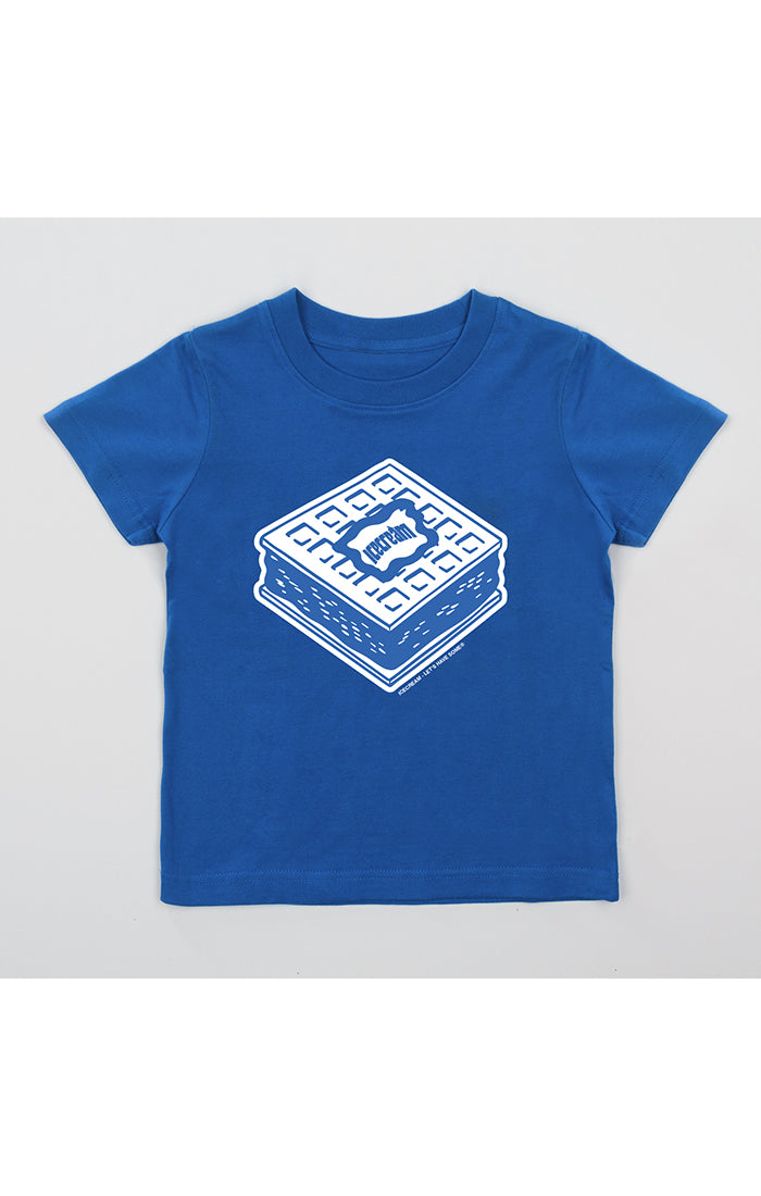 Kids sandwich ss tee - Princess Blue