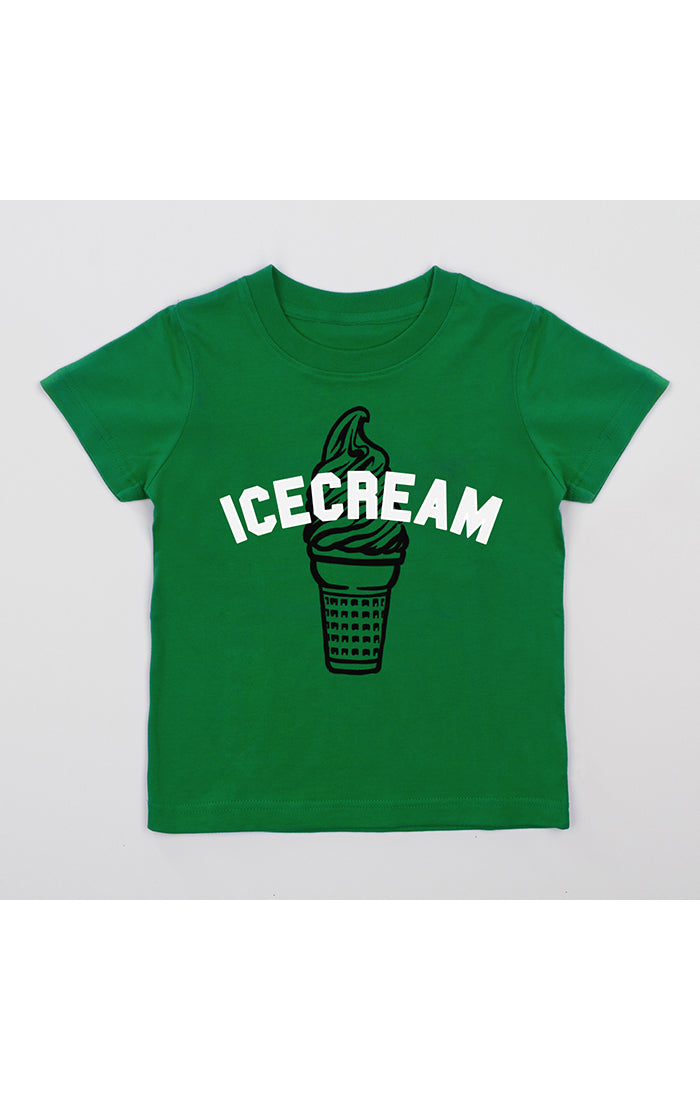 Icecream Kids The Cone SS Tee in Jolly Green – view 1 of 1