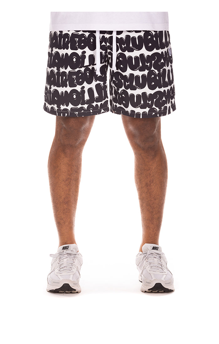 BB BUBBLE SHORTS-WHITE