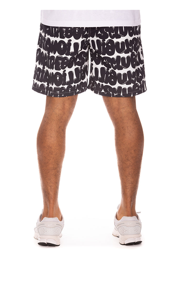 BB BUBBLE SHORTS-WHITE