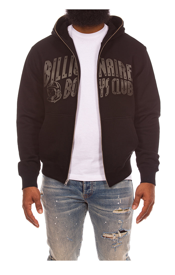 BB curve zip hoodie - Black