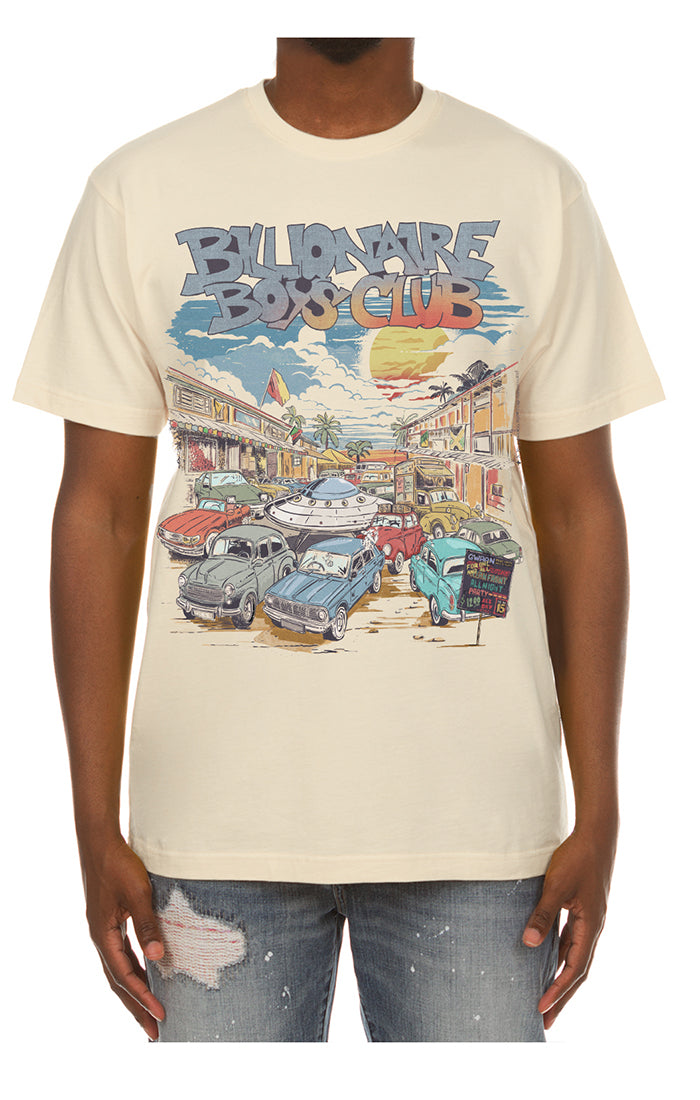 BB partay ss tee (oversized fit) - Winter White