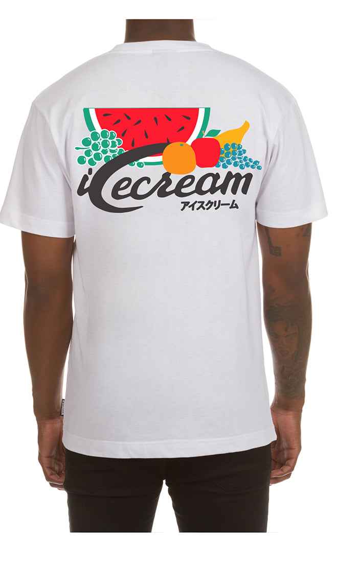 Icecream fruits of labor ss tee - White