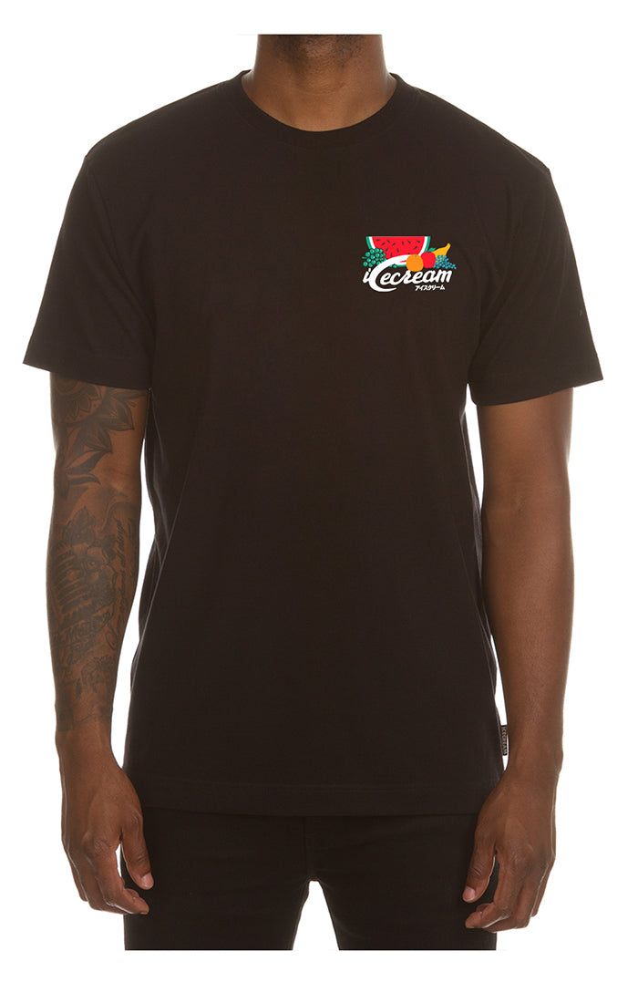 Icecream fruits of labor ss tee - Black