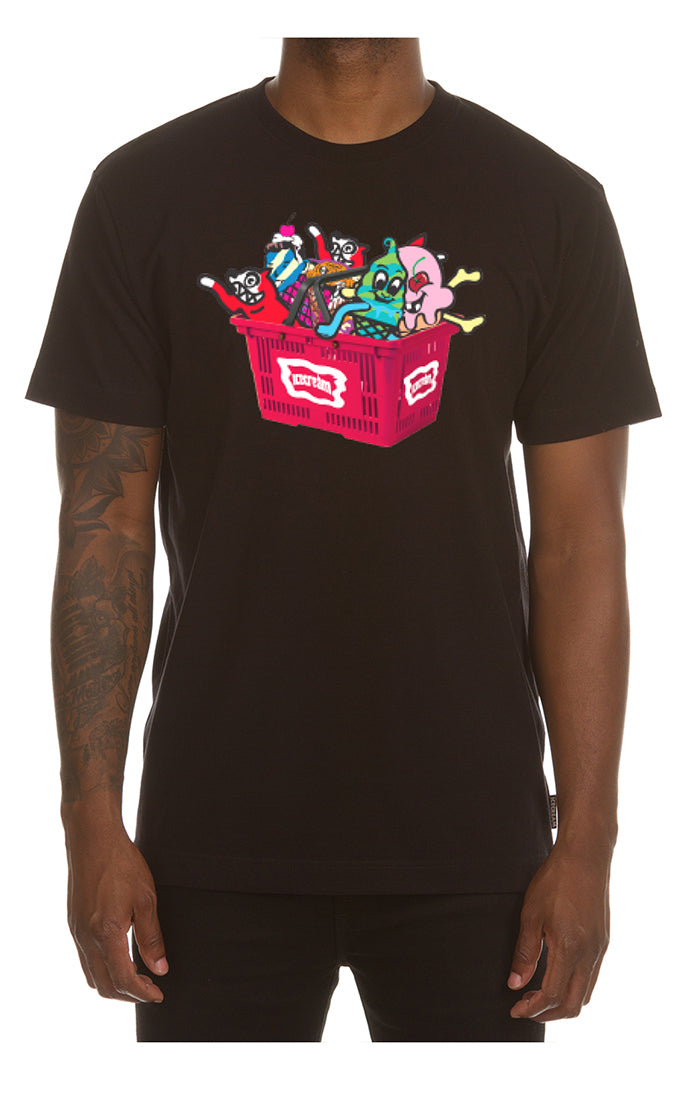 Icecream basketcase ss tee - Black