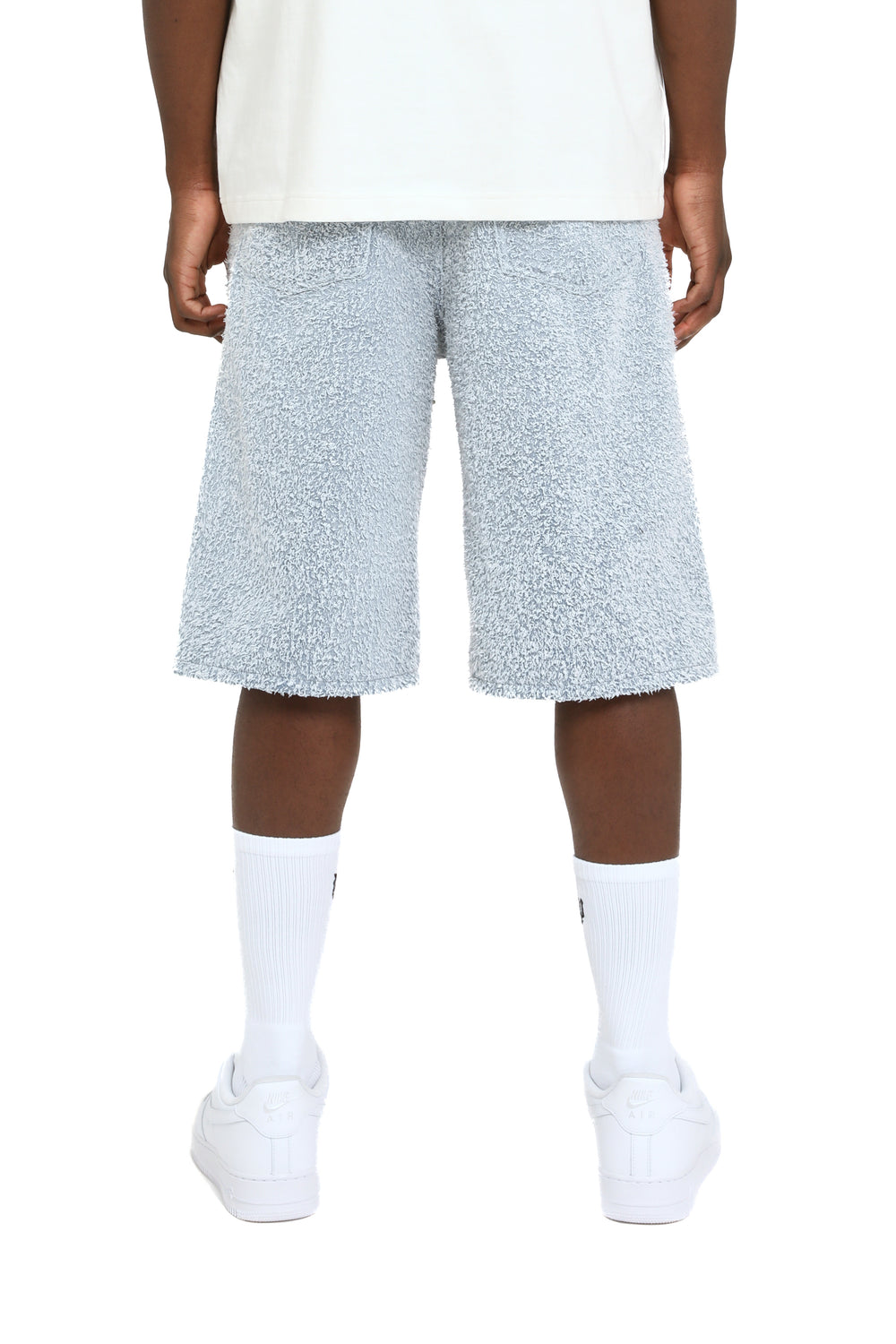 Long Shorts Textured Pearl - Lt Indigo