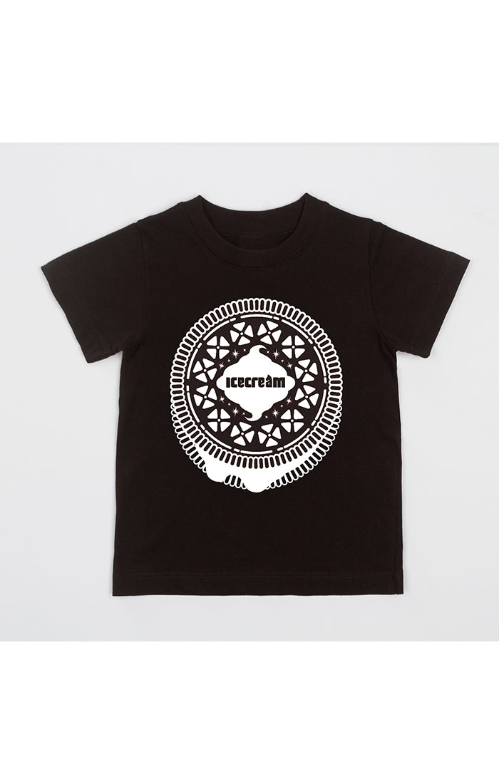Icecream Kids double dip ss tee - Black