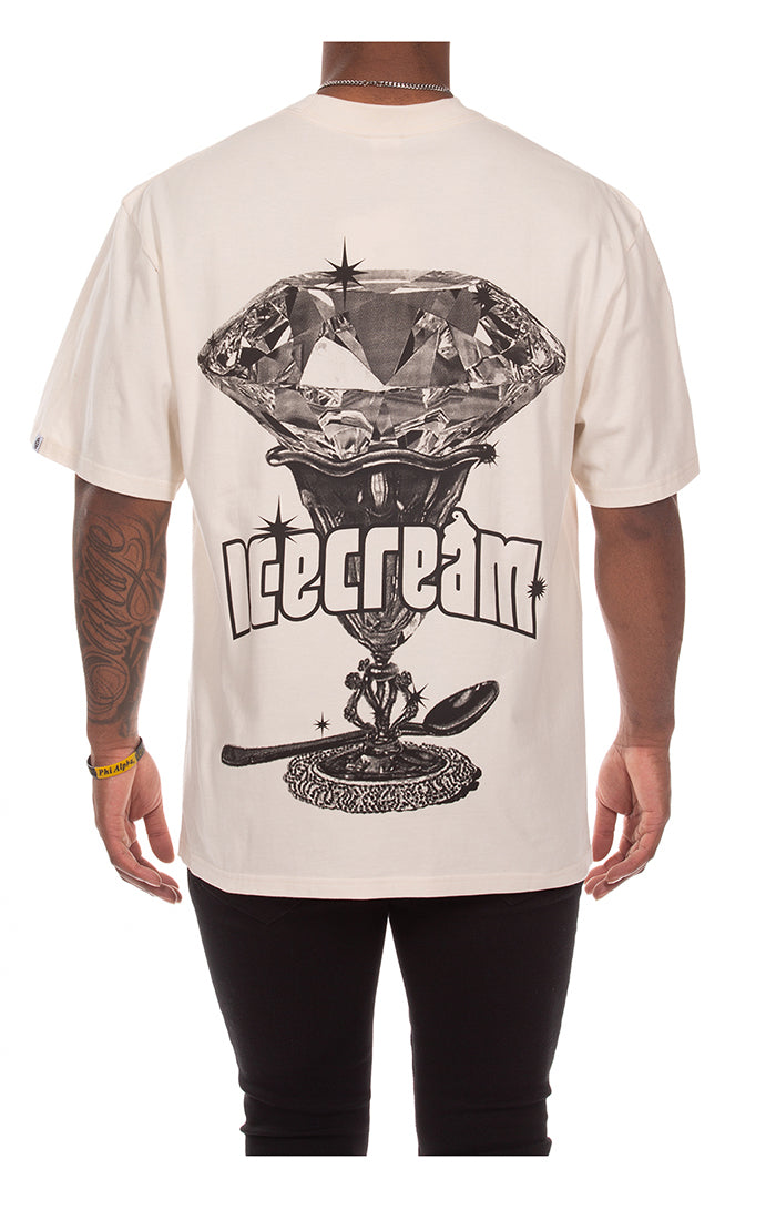 Icecream Spoon Short Sleeve Knit (Oversized) in Antique White – view 2 of 2