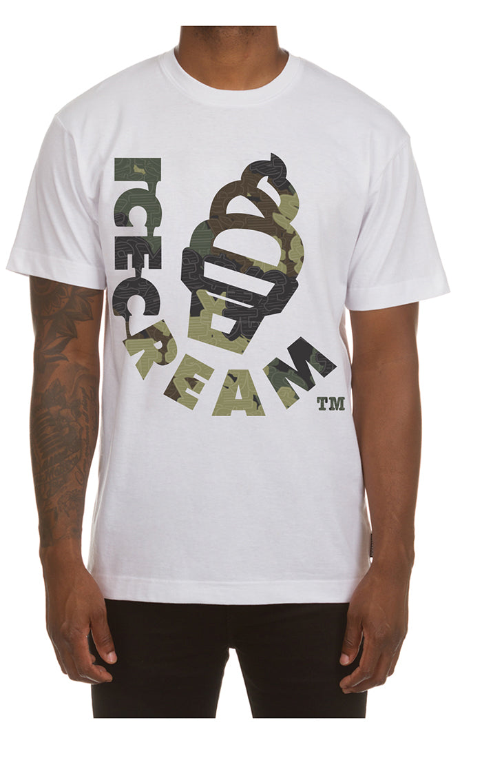 Icecream cover ss tee - White