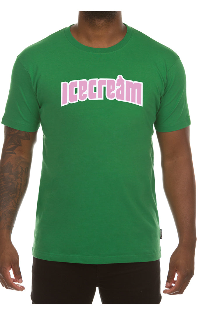 Icecream Vanilla Short Sleeve Tee in Lush Meadow green – view 1 of 1
