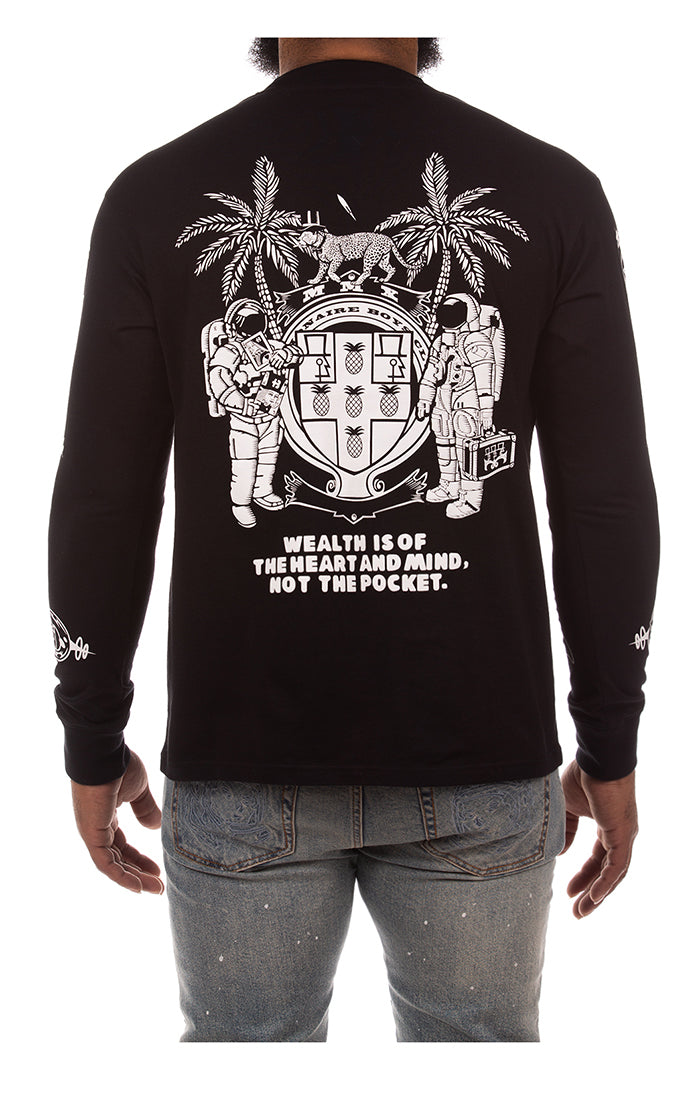 Billionaire Boys Club BB gravity ls knit - Black – view 1 of 2