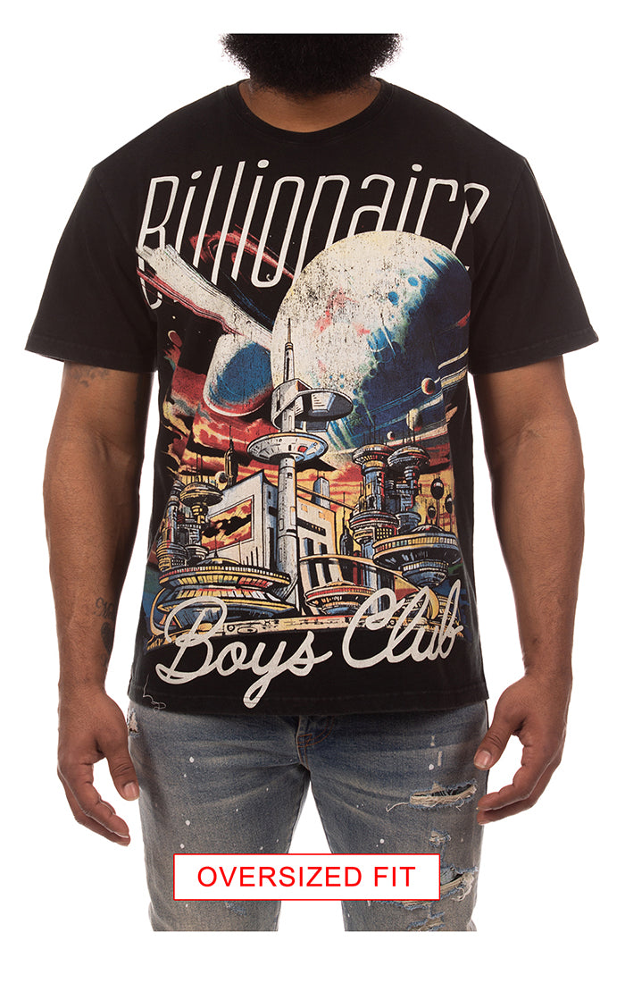 Billionaire Boys Club BB skycity ss knit (oversized) - Black – view 1 of 2