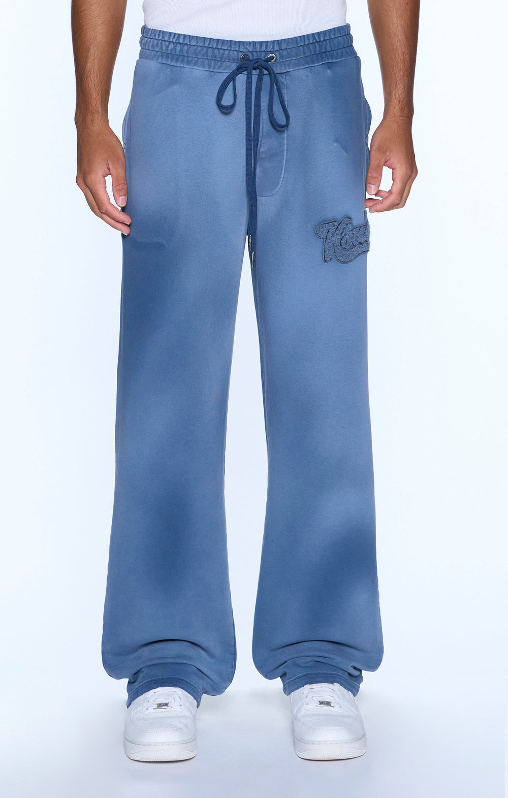 Ksubi Ace Synthesis Trak Pant Ink Fade in dark blue – view 1 of 2