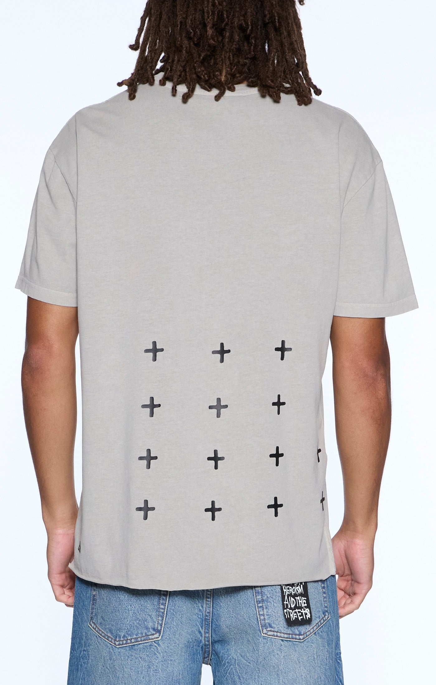 Ksubi All Day Biggie SS Tee in dust – view 2 of 2