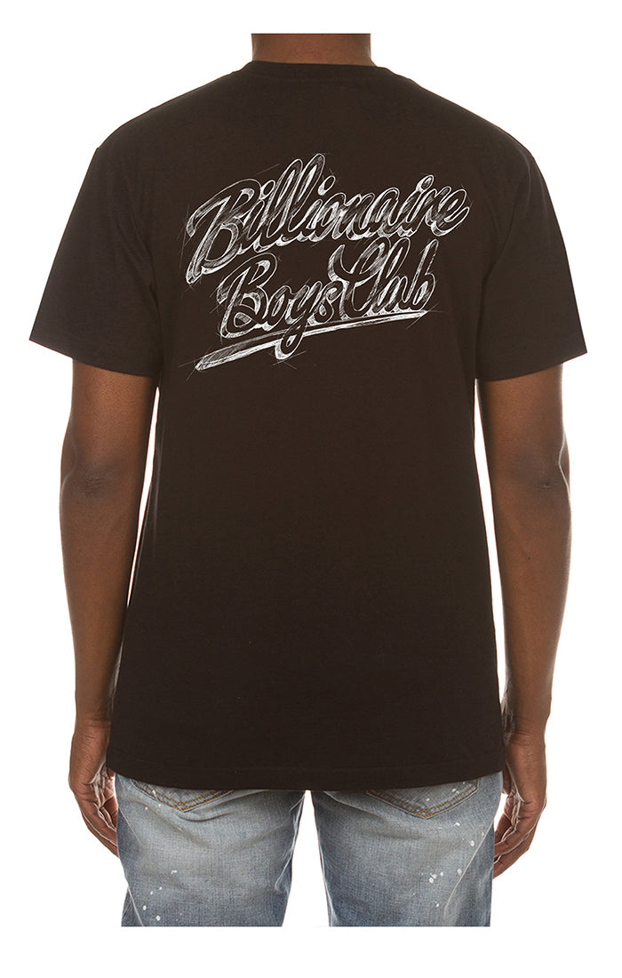 BB helmet sketch ss tee - Black