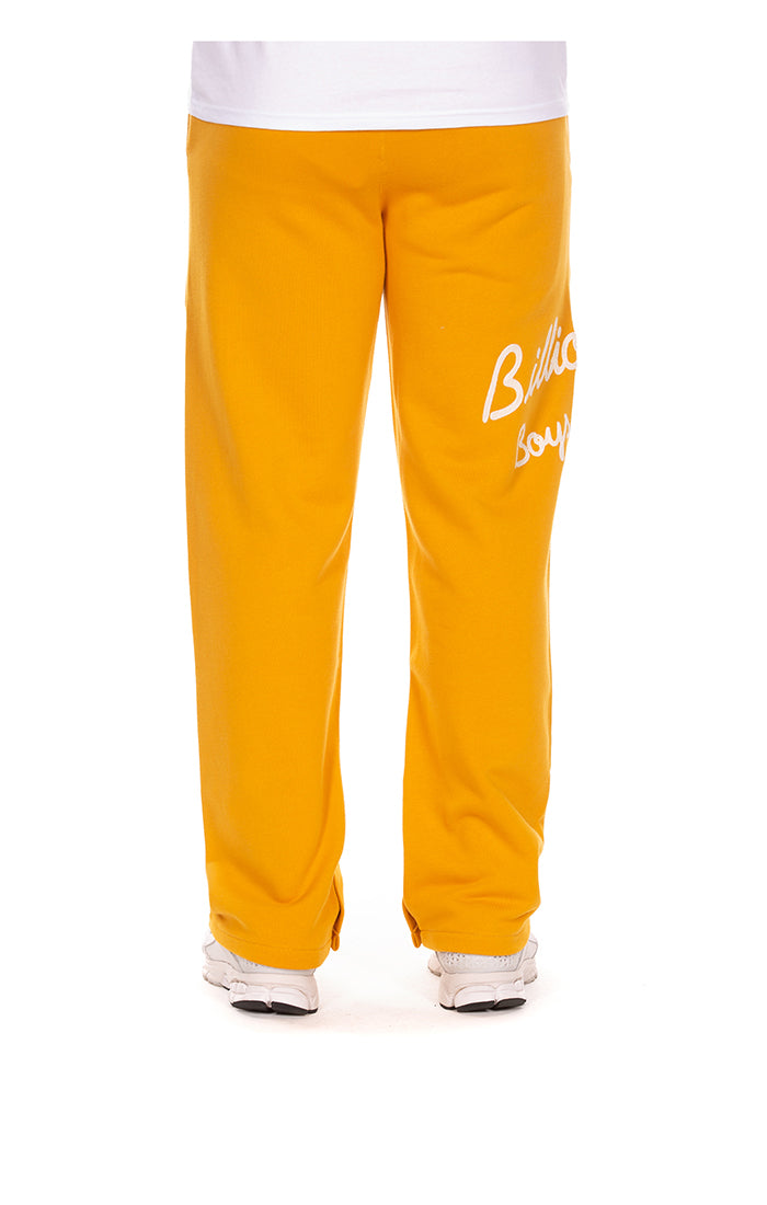 Billionaire Boys Club BB Helmet Sweatpants in golden yellow – view 2 of 2