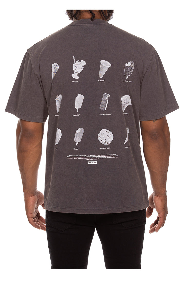 Icecream Options (Oversize) SS - Charcoal Art