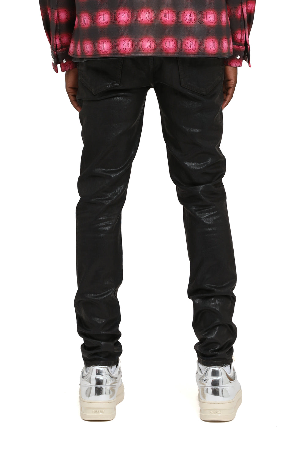 Purple Jeans Skinny Coated Indigo - Indigo Black – view 2 of 4