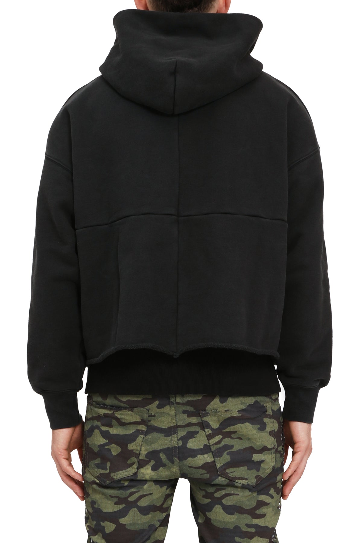 Hwt Fleece Oversized Hoodie - Black