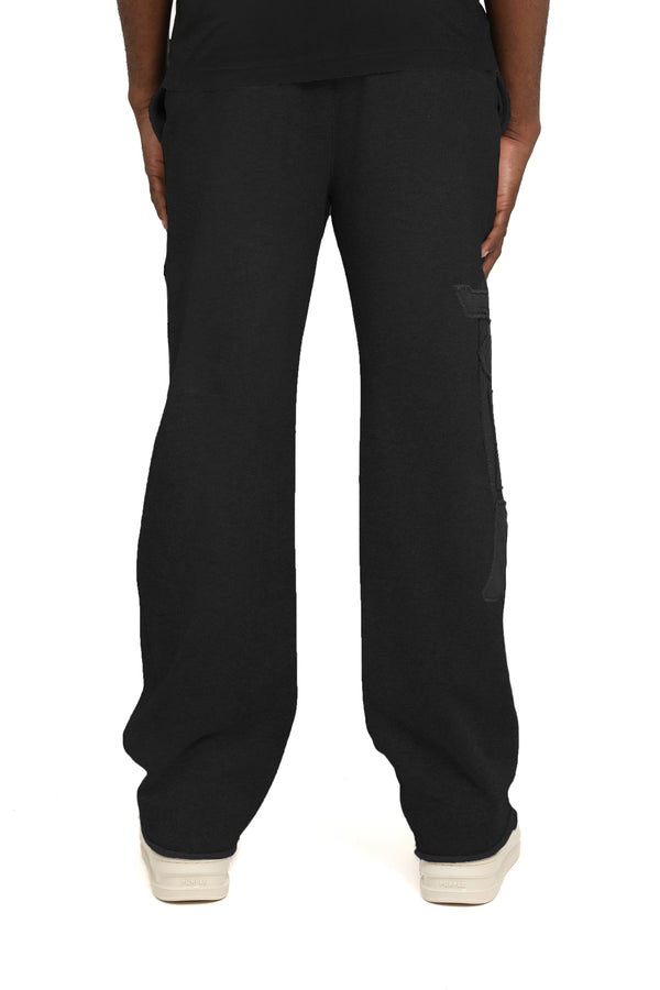 Hwt Fleece Pant Cut Off - Black - PureAtlanta.com