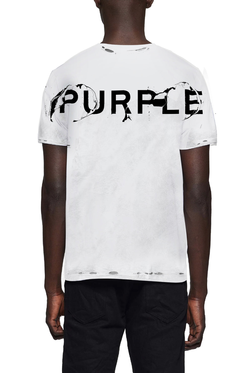 Purple Jeans Clean Jersey Ss Tee - White – view 2 of 2