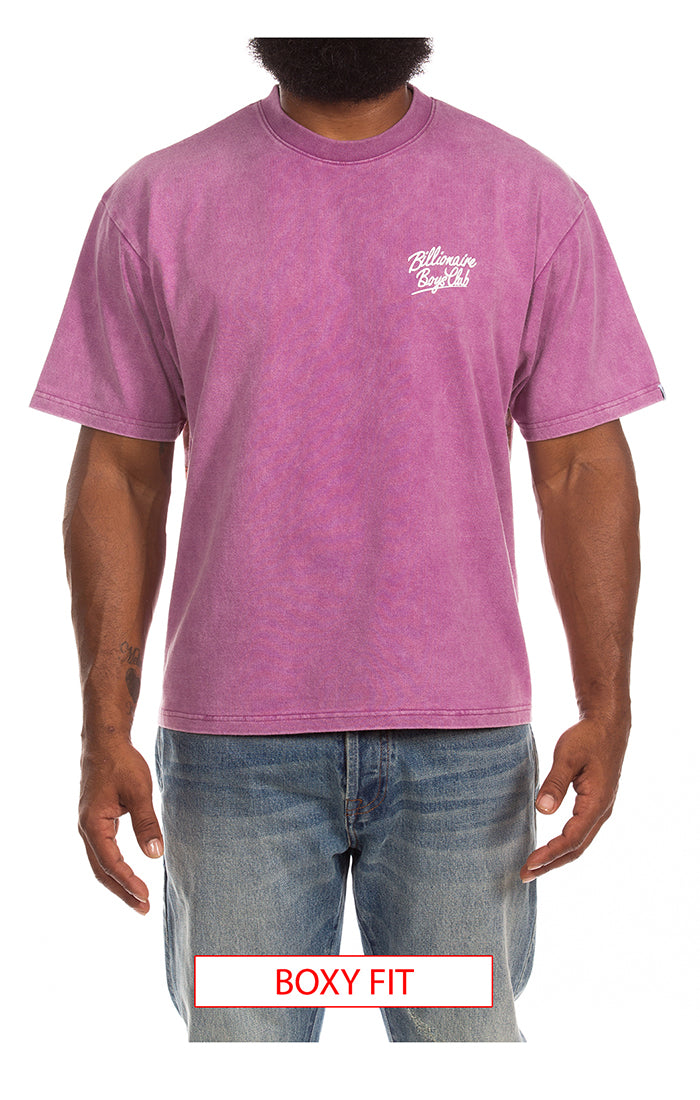 Billionaire Boys Club BB Abyss Boxy Knit Tee in Amethyst – view 2 of 2