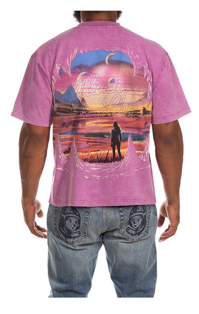 Billionaire Boys Club BB Abyss Boxy Knit Tee in Amethyst – view 1 of 2