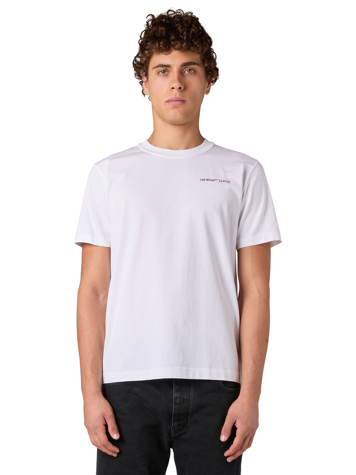 LOGO QUOTE REGULAR S/S TEE - WHITE