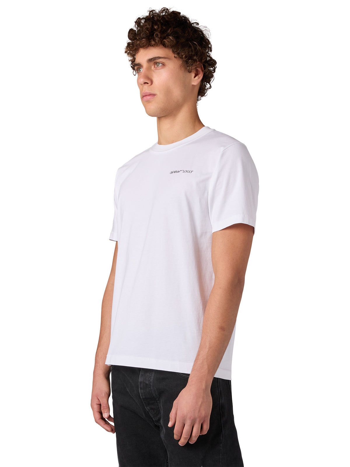 LOGO QUOTE REGULAR S/S TEE - WHITE