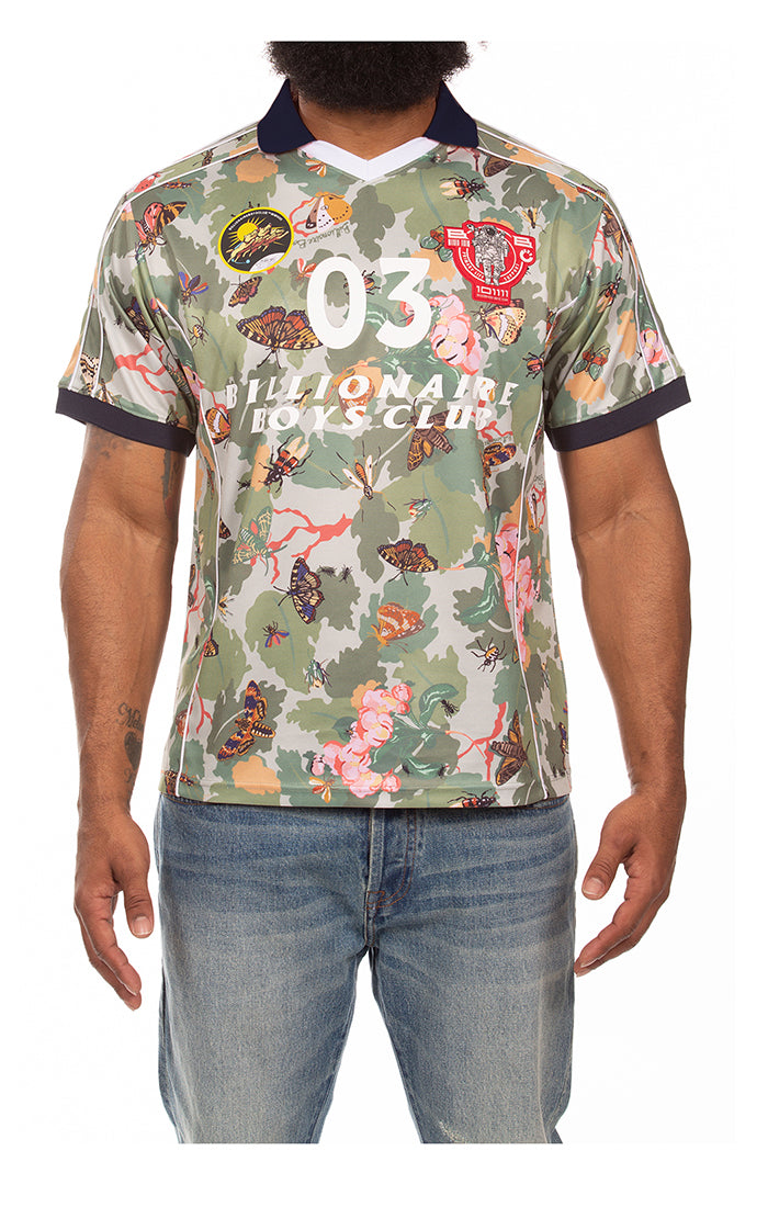 Billionaire Boys Club BB Striker SS Polo in pale marigold – view 1 of 2