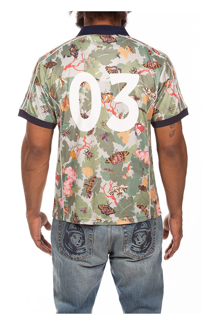 Billionaire Boys Club BB Striker SS Polo in pale marigold – view 2 of 2